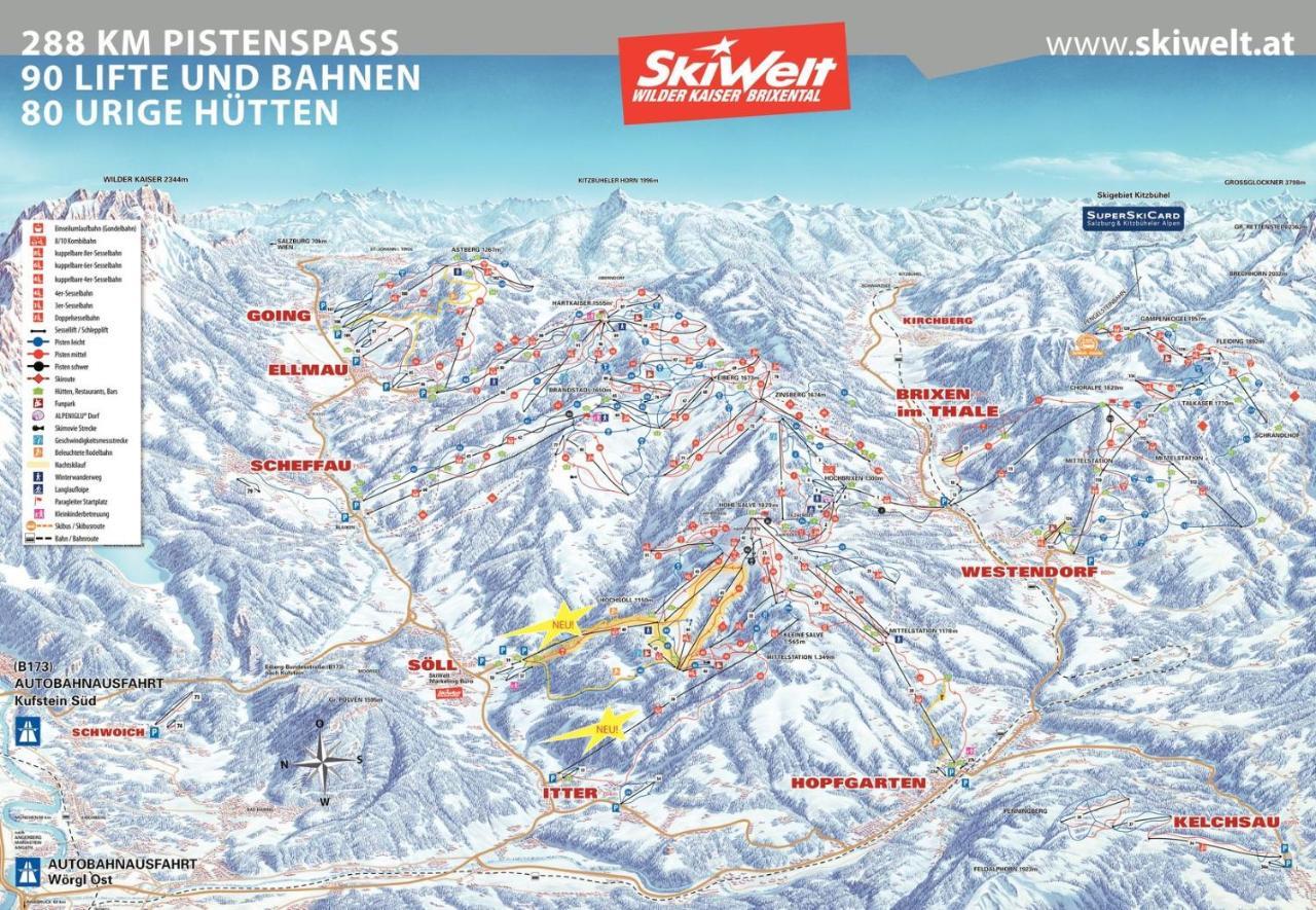 Ambiento Tirol Apartman Kirchbichl Kültér fotó